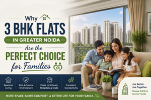 Why 3 BHK Flats in Greater Noida Are the Perfect Choice for Families